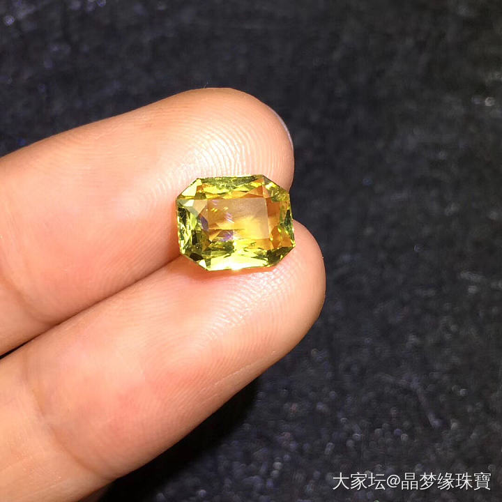 天然无烧金绿宝石裸石..._刻面宝石金绿宝石