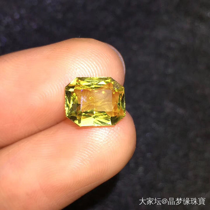 天然无烧金绿宝石裸石..._刻面宝石金绿宝石