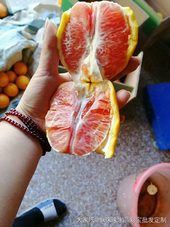 你们吃过血橙好吃吗？_水果