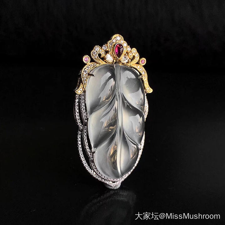 求翡翠叶子镶嵌款式_求款式翡翠镶嵌