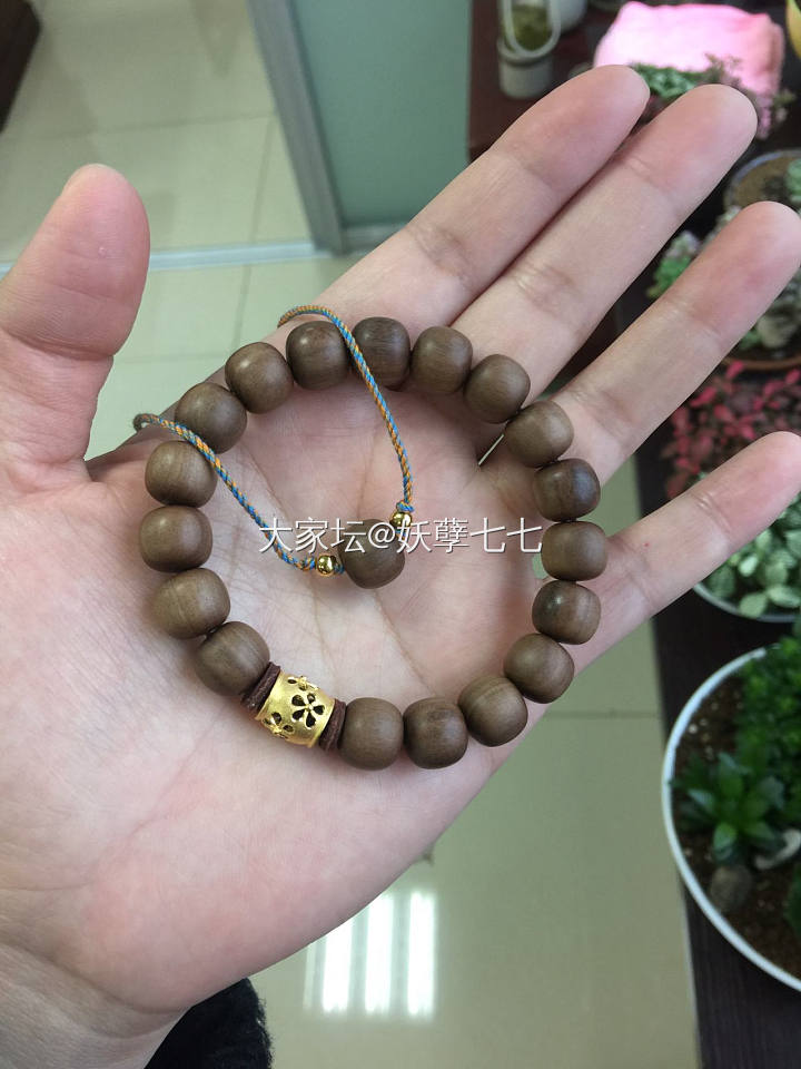 黑肉沉水果然不一般_珠串老山檀