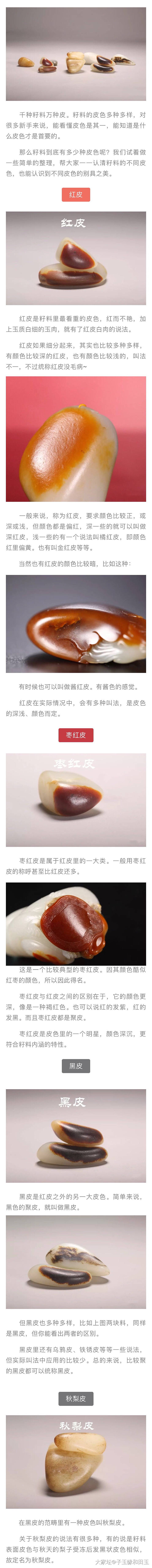 玉器小知识：数一数籽料有多少种皮色_和田玉