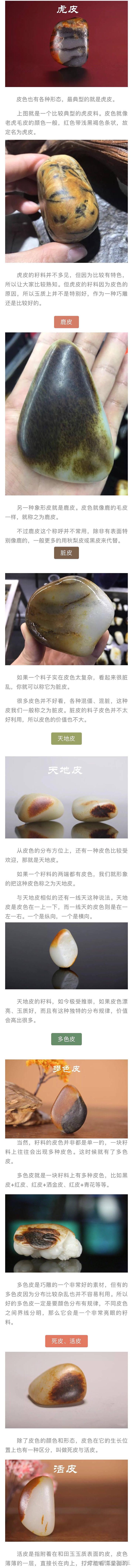 玉器小知识：数一数籽料有多少种皮色_和田玉