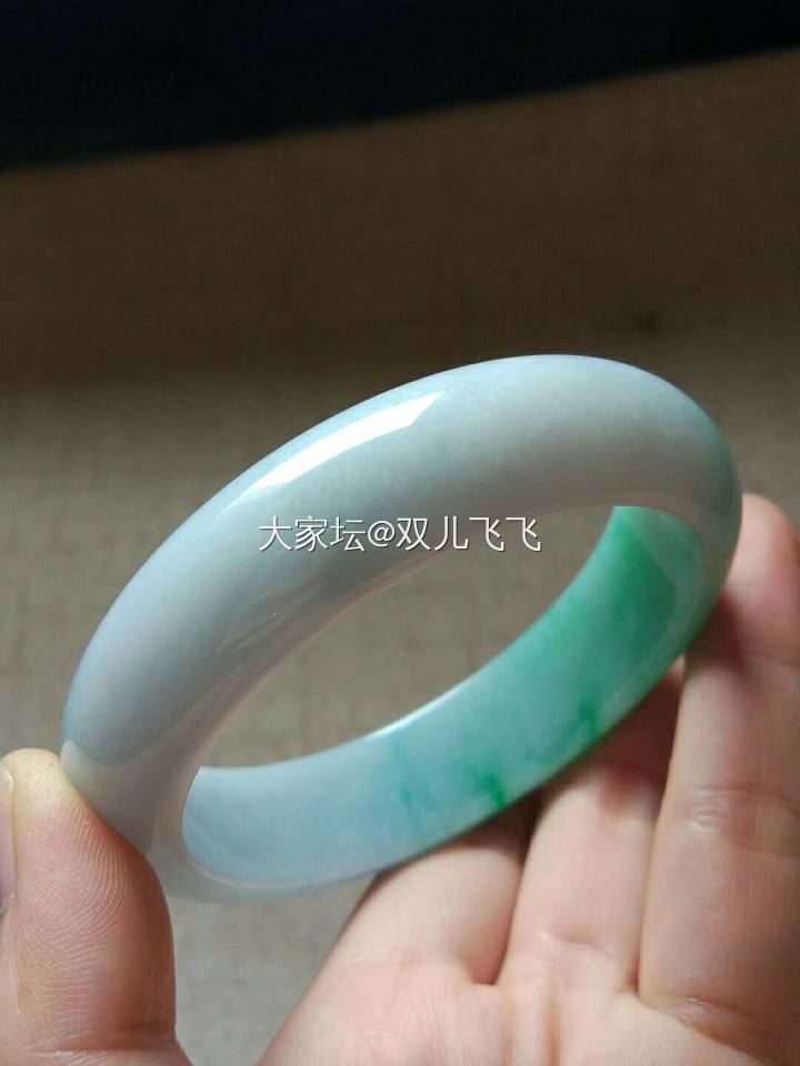 【双儿翡翠】绿圆镯_手镯翡翠