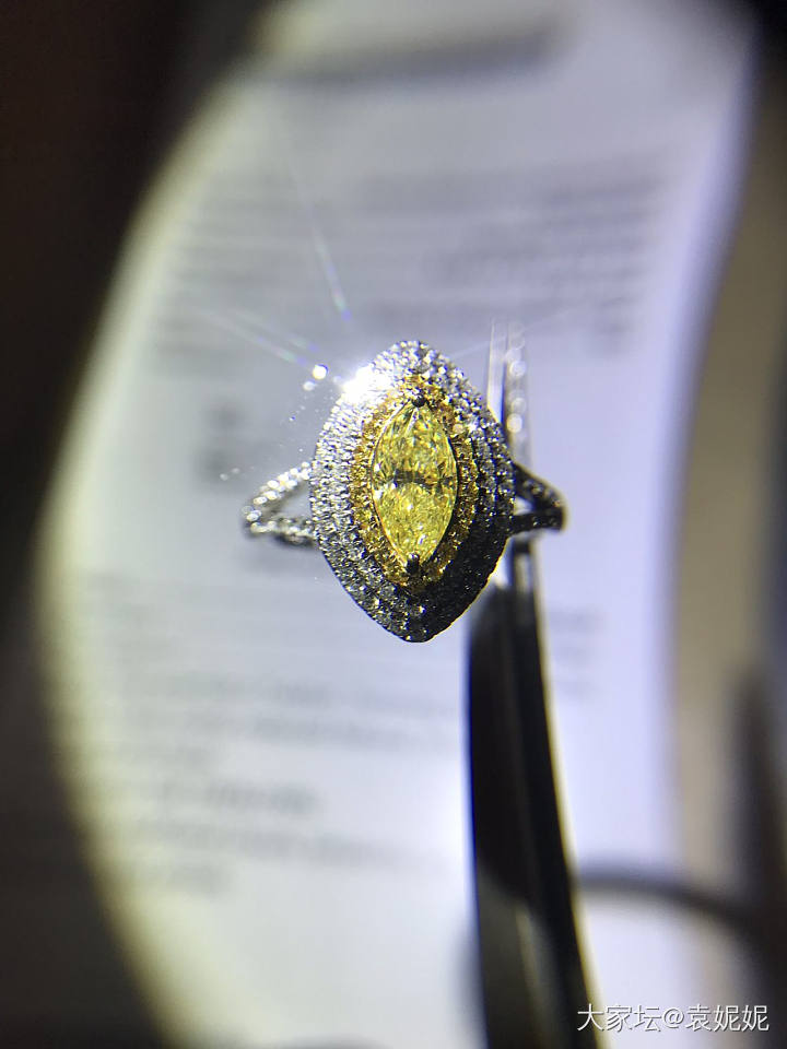 0.76ct FLBY SI_戒指彩钻