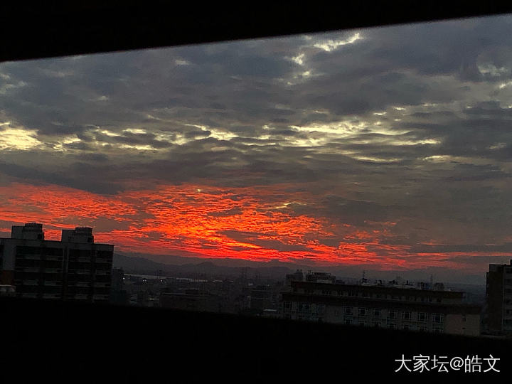 好久没有见过这么好的夕阳_景色闲聊