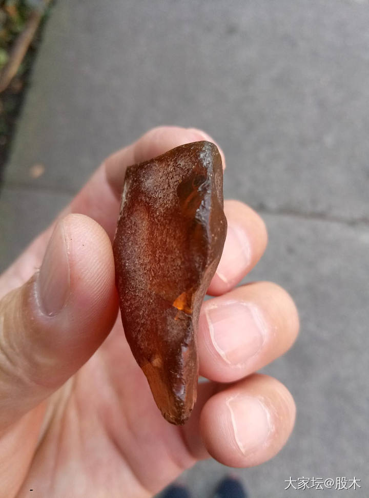墨西哥城周日市场随手买的_原石琥珀