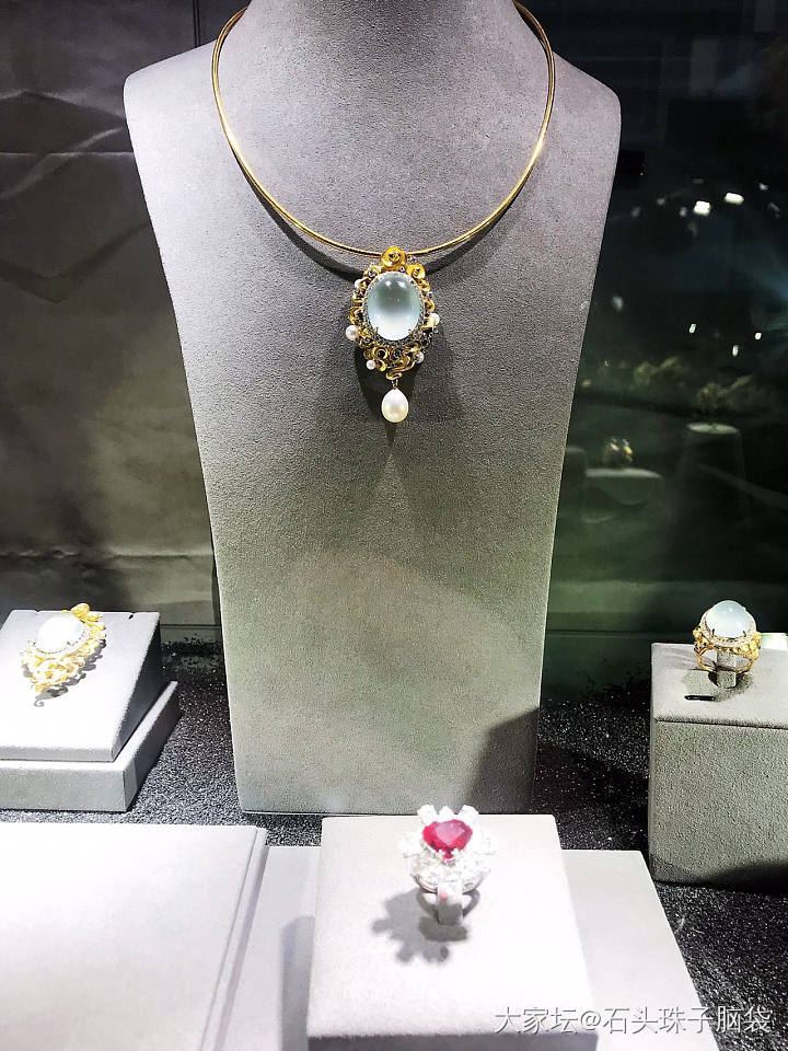 老国展珠宝展随拍_翡翠展会名贵宝石金
