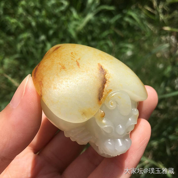 这可是个大家伙_把玩件和田玉