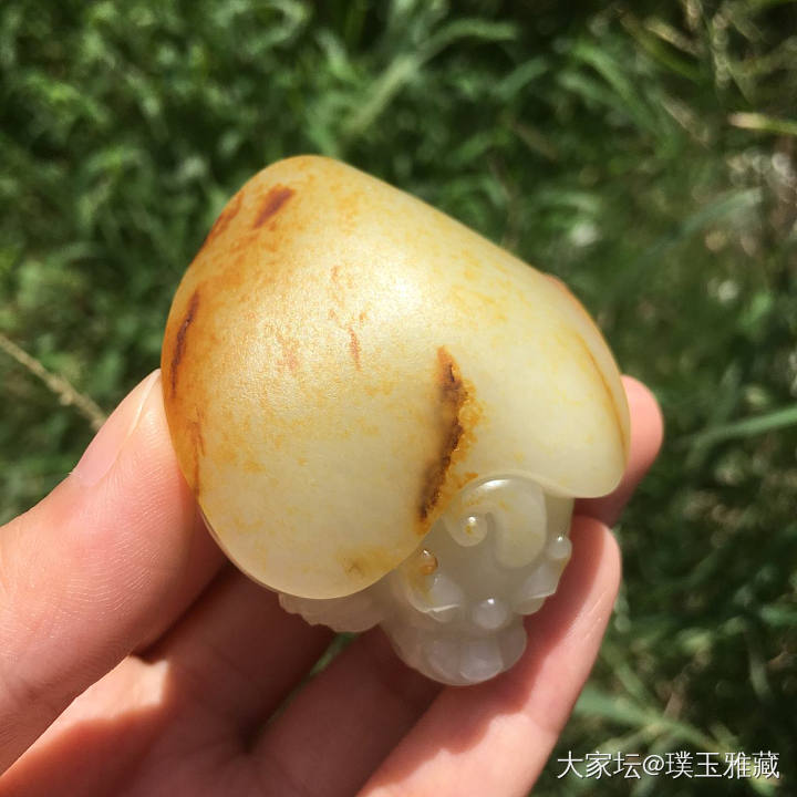 这可是个大家伙_把玩件和田玉