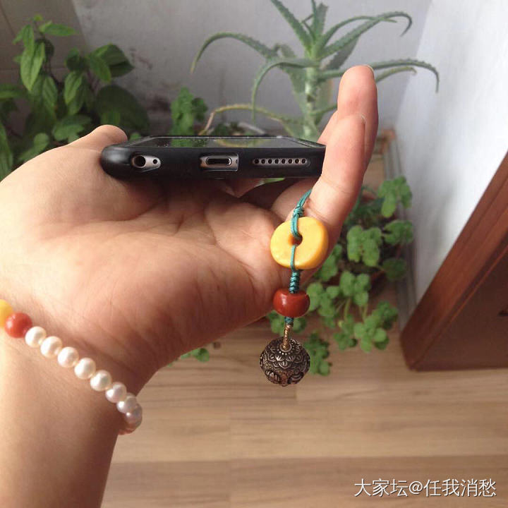 手工，第二贴_挂饰蜜蜡南红银
