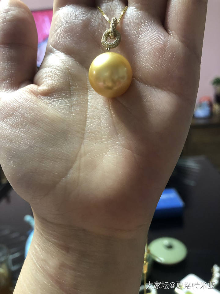 最近新入四件，各位大大帮忙展眼值得不值得_吊坠戒指海水珍珠
