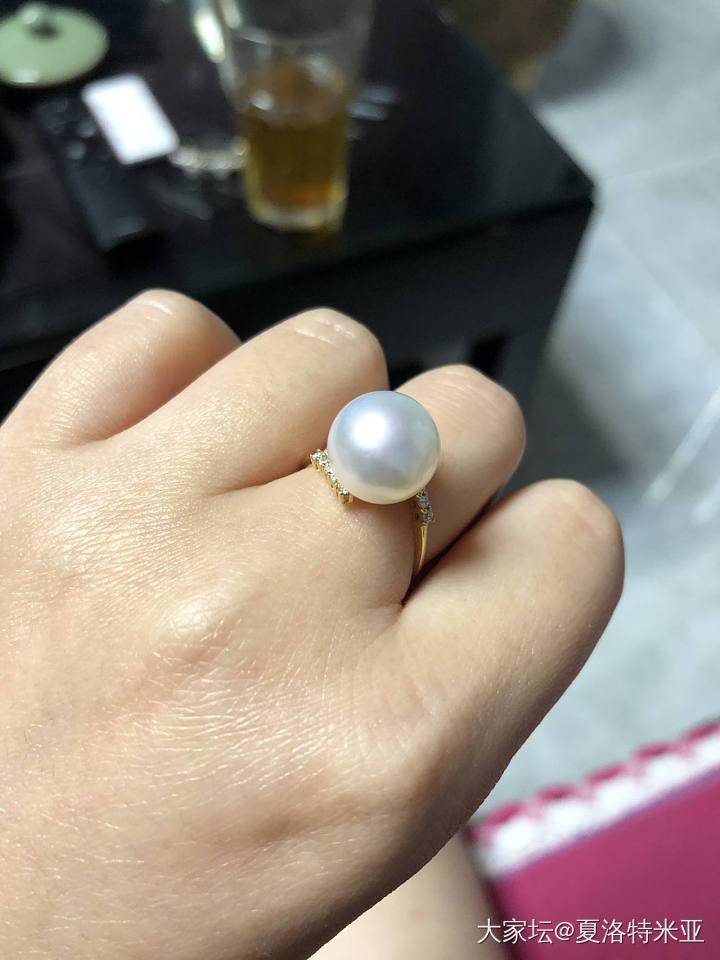 最近新入四件，各位大大帮忙展眼值得不值得_吊坠戒指海水珍珠