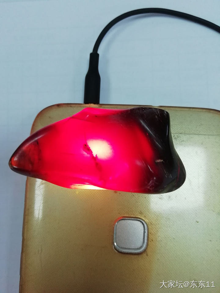 琥珀自己打磨，不知干啥用好_琥珀