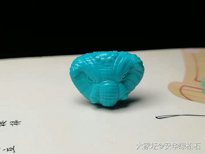蓝色的小象神……看看如何配_搭配松石
