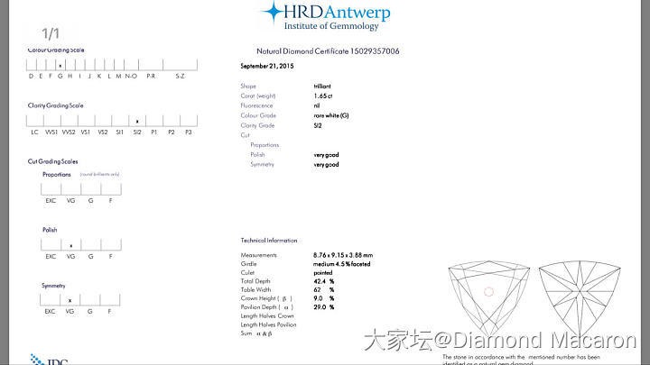 请问谁知道HRD钻石证书编号查询地址?