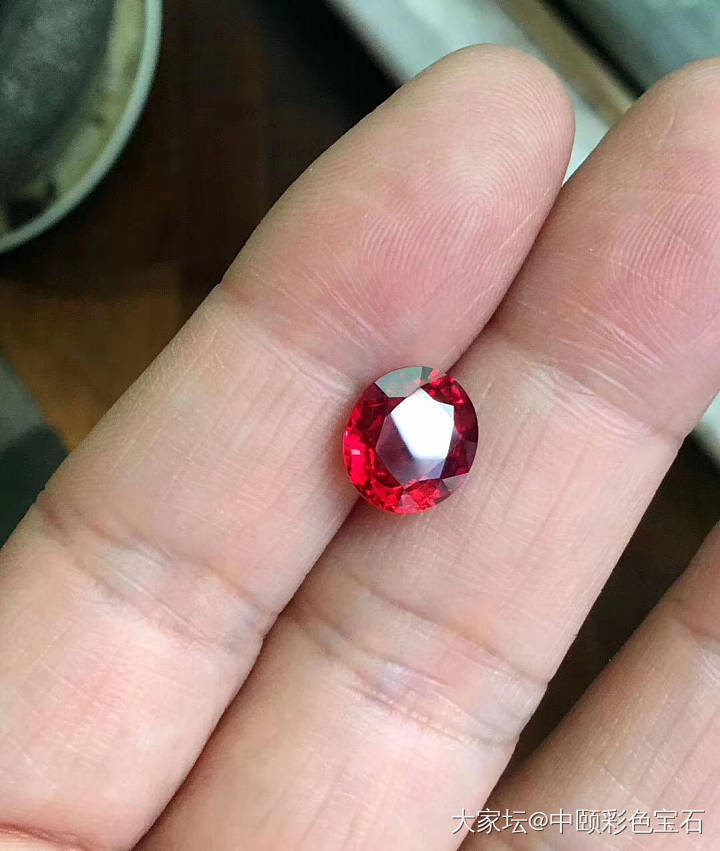 ##中颐旗舰天然未加热鸽血红红宝石## 4.24ct  GRS证书_刻面宝石红宝石名贵宝石