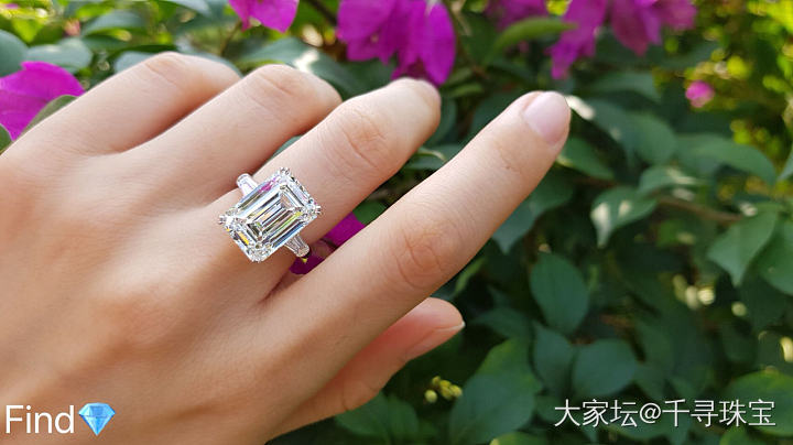 土豪的世界，9.09克拉大冰糖求婚戒💍_戒指钻石千寻珠宝