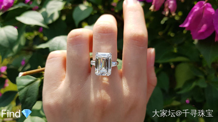 土豪的世界，9.09克拉大冰糖求婚戒💍_戒指钻石千寻珠宝