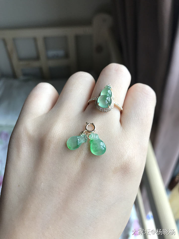 小绿_挂件翡翠