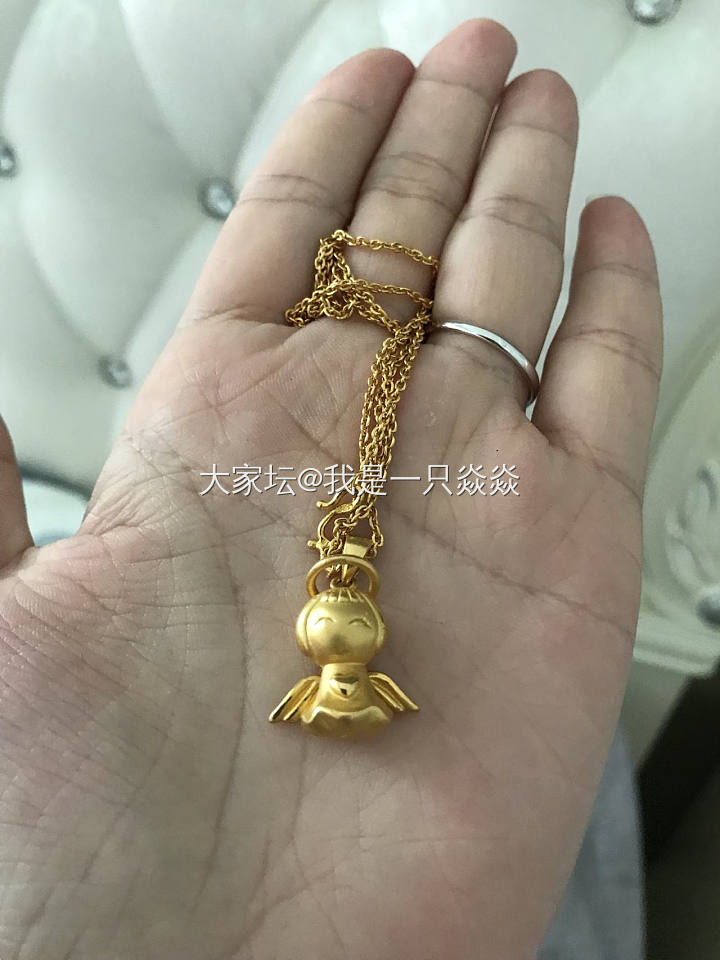 同款小天使，N年前的，_吊坠金