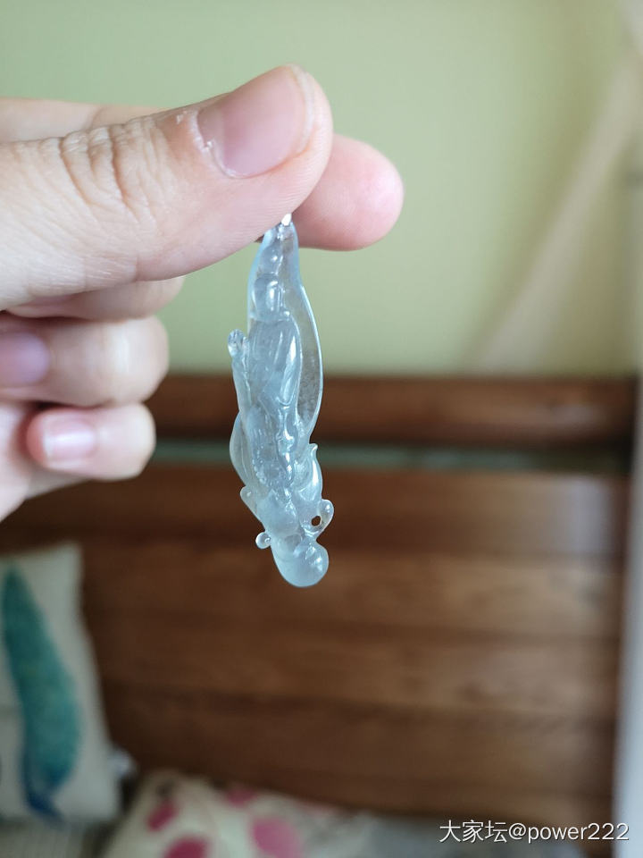 刚入手的无相佛_挂件翡翠