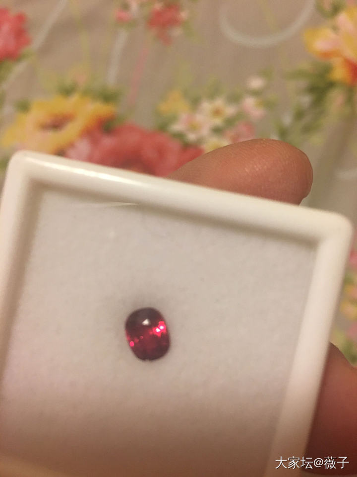 买了一颗心形红宝，该不该留？？_刻面宝石红宝石
