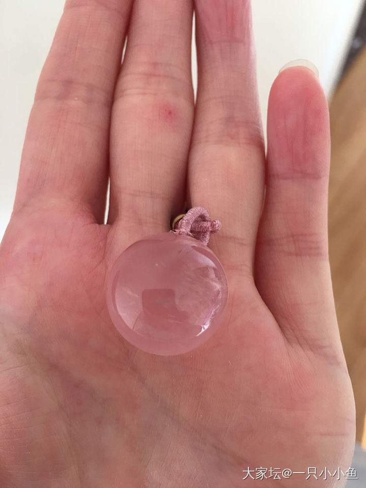 粉晶花花_挂件粉晶
