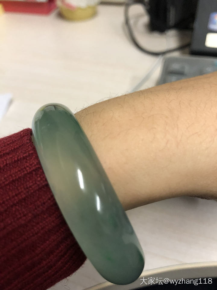 镯子和小佛，都有个美人痣_挂件手镯翡翠
