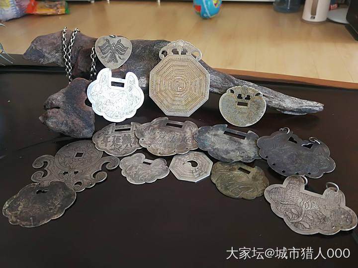 数年心血_吊坠老银