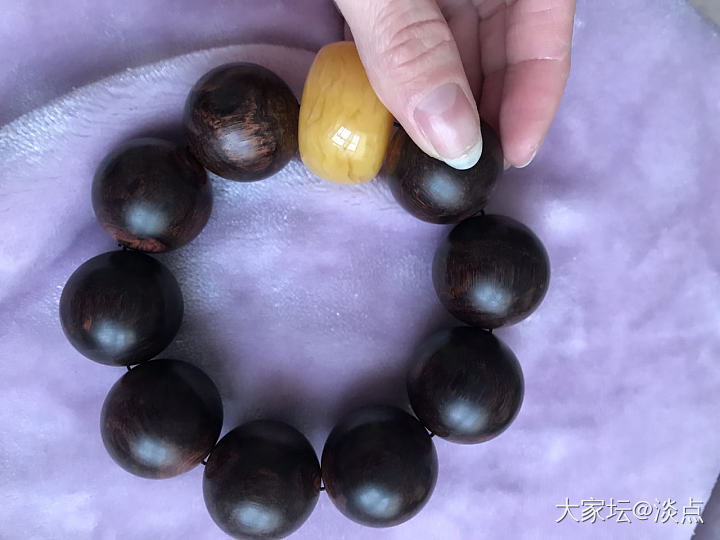 这个是不是有点夸张？_珠串黄花梨
