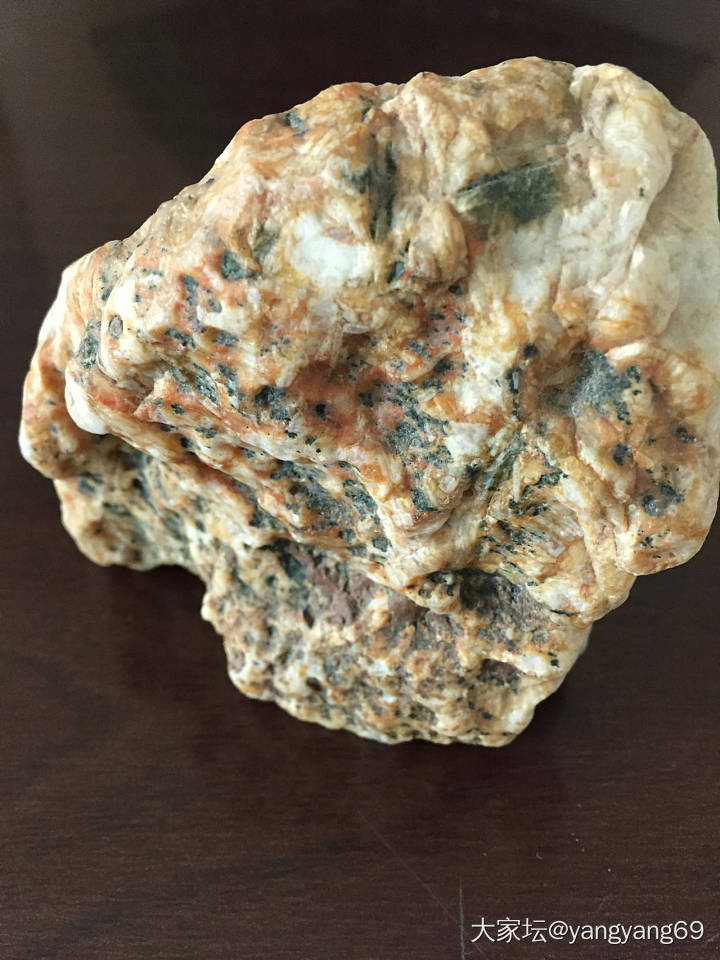 请问这石头是什么质地，特别重，去新疆玩买的_原石