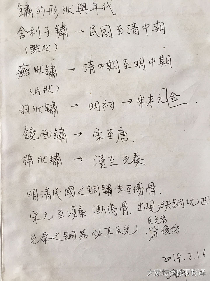 青铜锈形状与年代_铜器