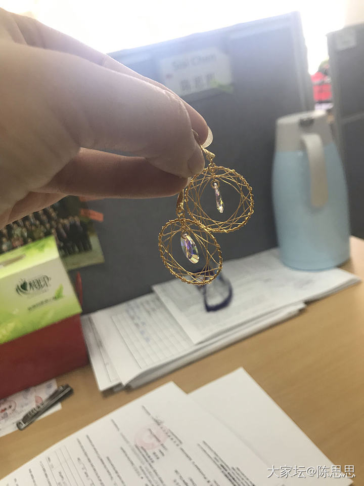 有草要提前拔系列—收获成果的时候到啦_耳饰金