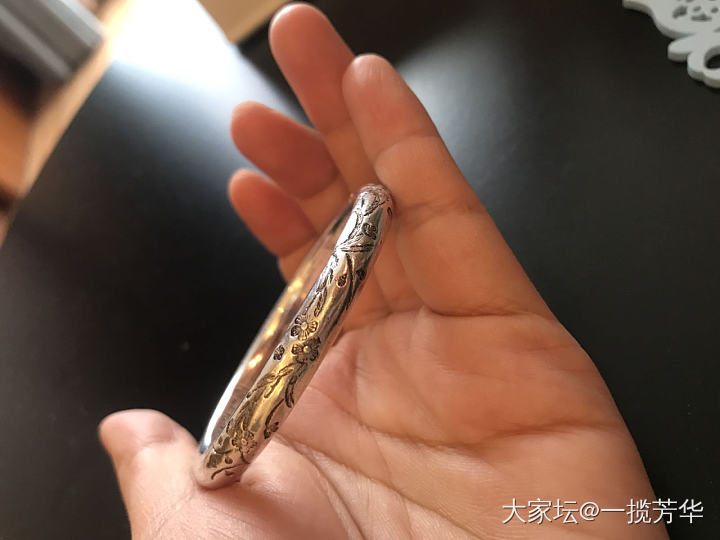 N年前的珍蒜头和梅竹双清_手镯银