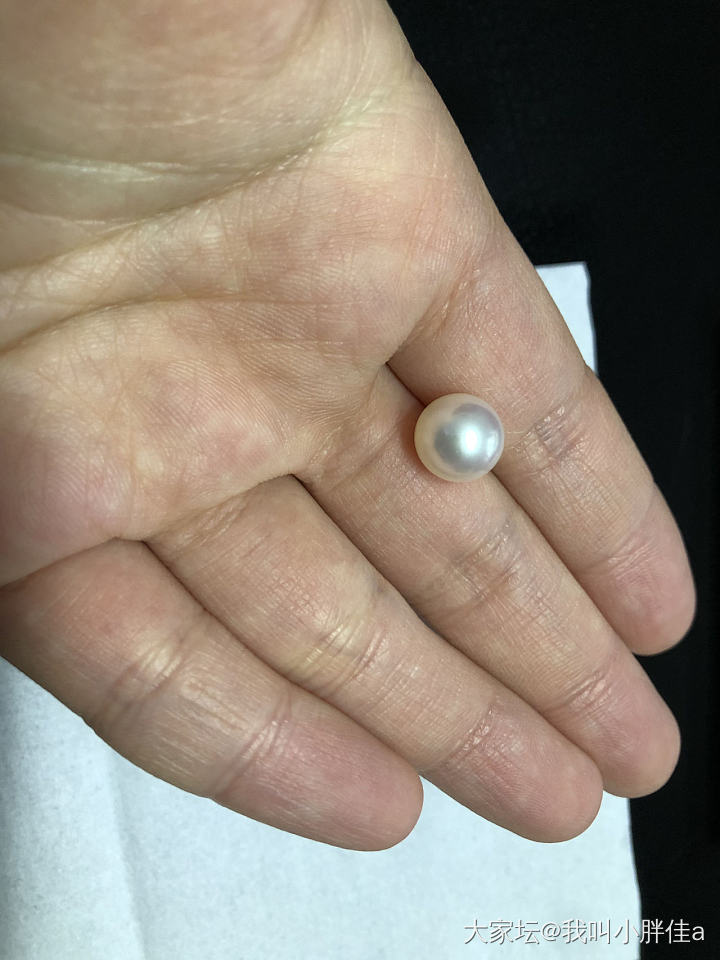 一颗舍不得打孔的淡水珍珠_淡水珍珠珍珠