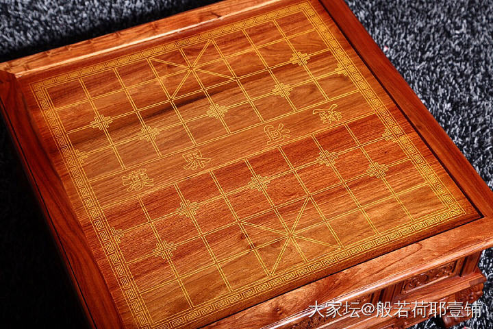 缅花虎脚三用棋盘桌_木木器