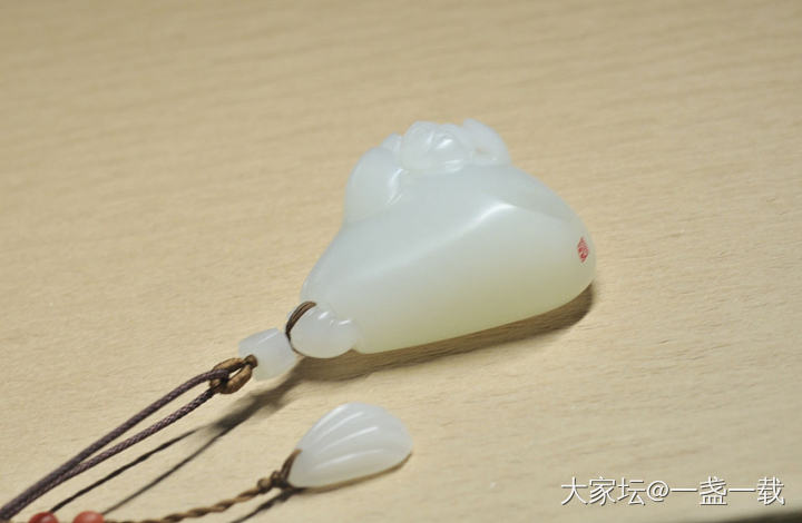 【一盏、一载】林光加工作品_和田玉