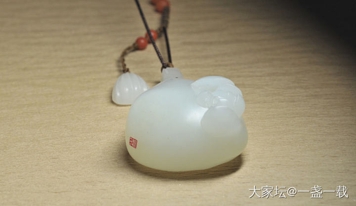 【一盏、一载】林光加工作品_和田玉