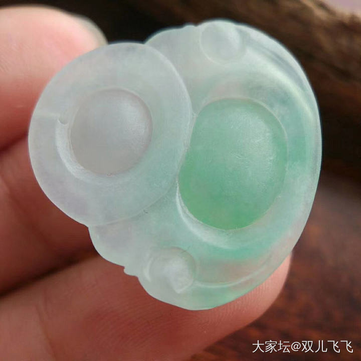 【双儿翡翠】冰种飘阳绿佛公_挂件翡翠