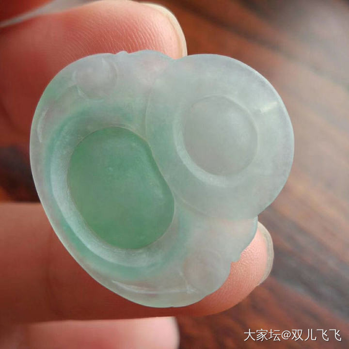 【双儿翡翠】冰种飘阳绿佛公_挂件翡翠