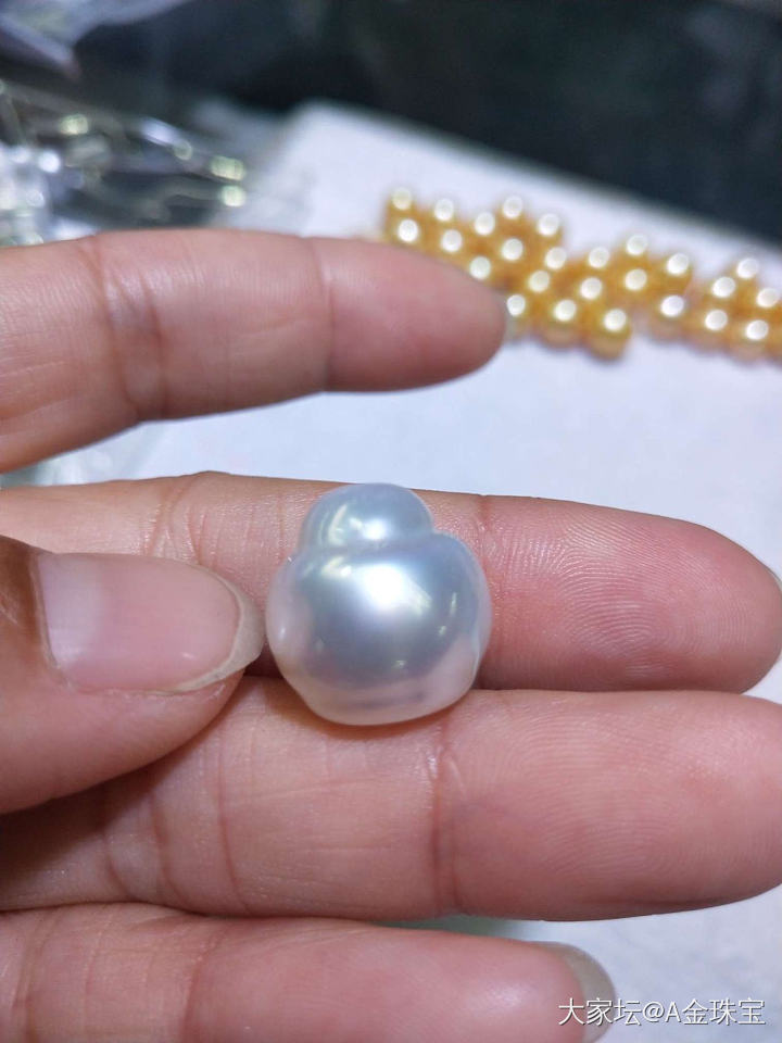 大量澳白海水巴洛克珍珠 设计任何款式 性价比高_珍珠