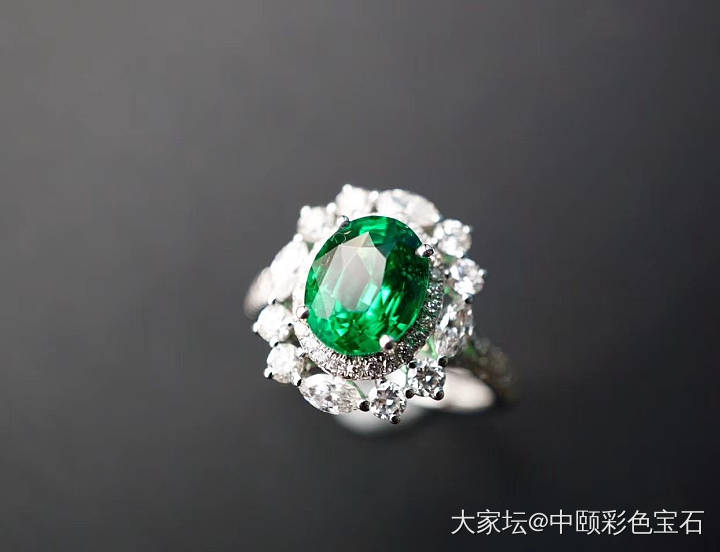 ##中颐旗舰天然沙弗莱戒指##  2.59ct  AGTL证书_戒指沙弗莱