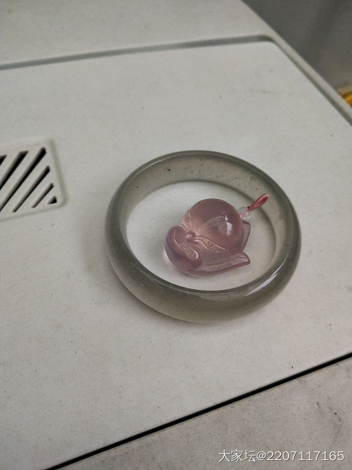 发现老公家露台比较适合拍粉晶_粉晶