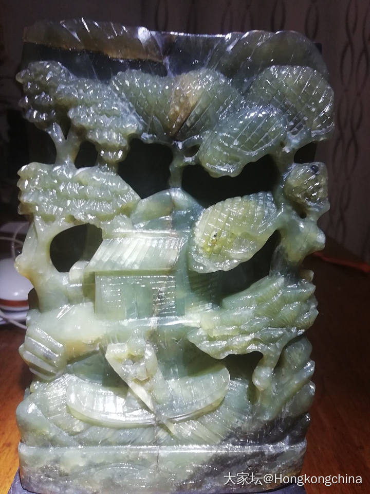 坛里高手多.问问老师坛友帮我看看是什么玉种.多谢_摆件玉石