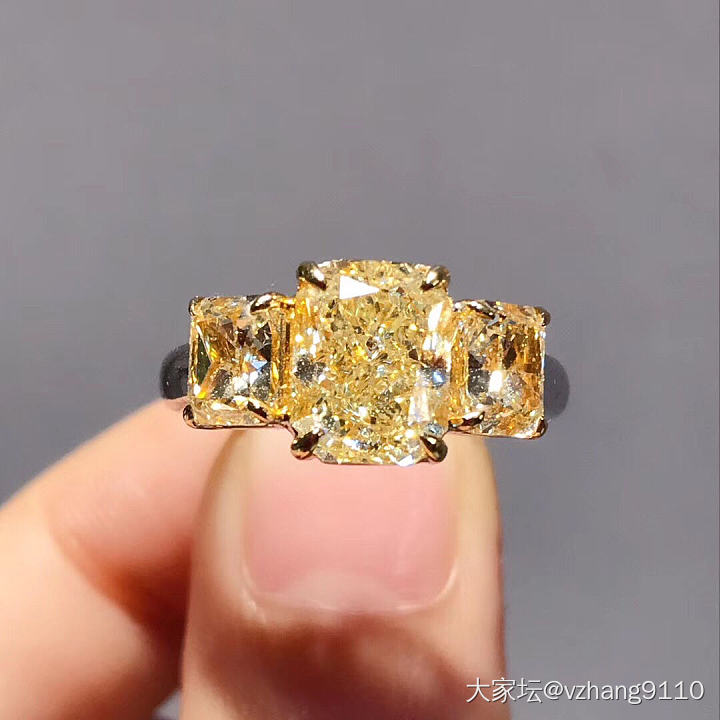 黄钻戒指 360度闪耀 2.51ct FLY VS1 GIA证书_戒指钻石