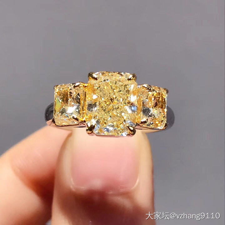 黄钻戒指 360度闪耀 2.51ct FLY VS1 GIA证书_戒指钻石