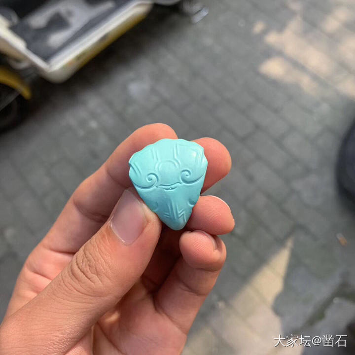 苏工雕刻的兽面打几分？_雕刻松石