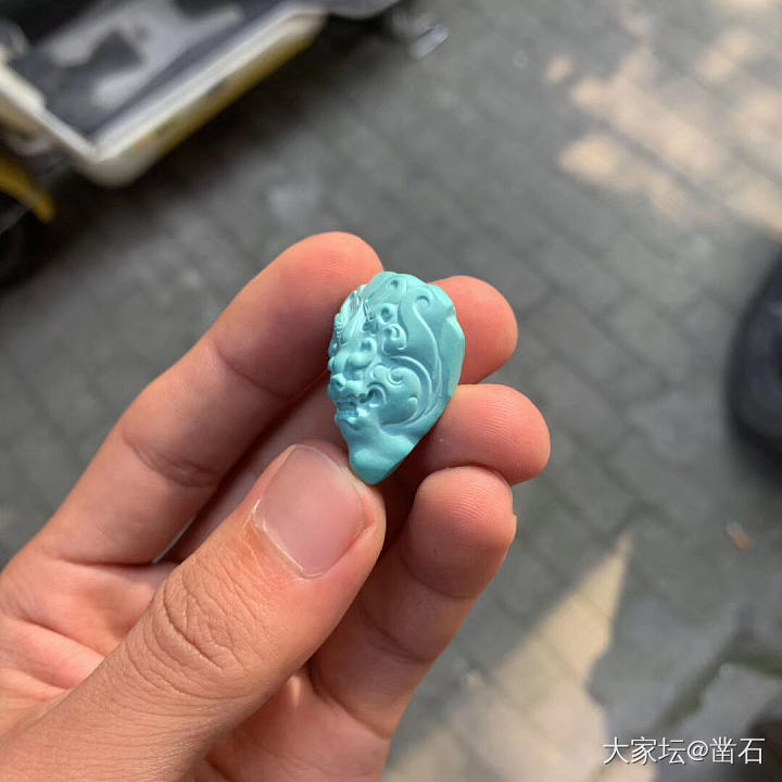 苏工雕刻的兽面打几分？_雕刻松石
