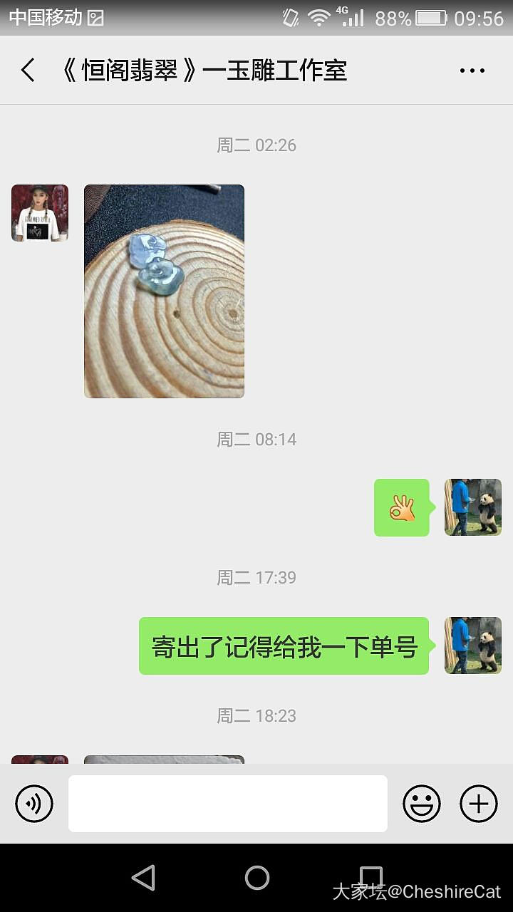 第一次发帖第一次被药了。卖家严重仙图。给大家一个警示吧。_翡翠
